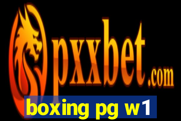 boxing pg w1